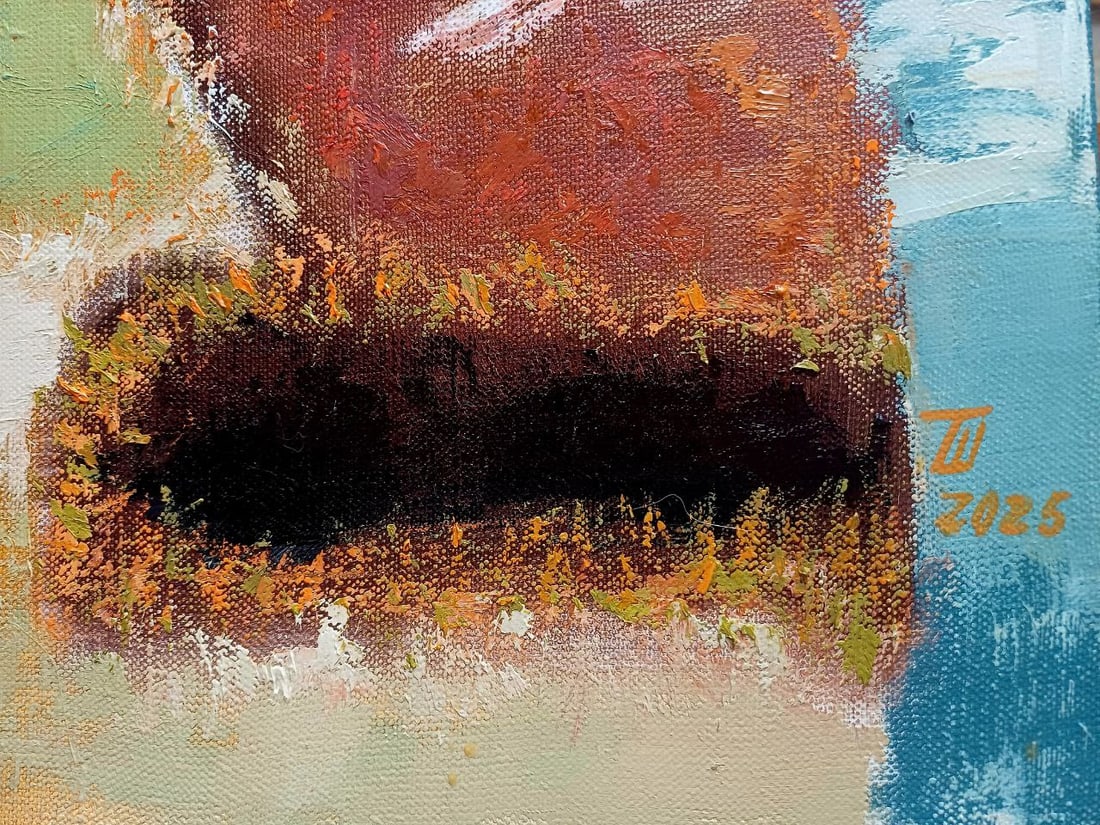 Abstract Oil painting Mention of Copenhagen Tetyana Shulyak - 4
