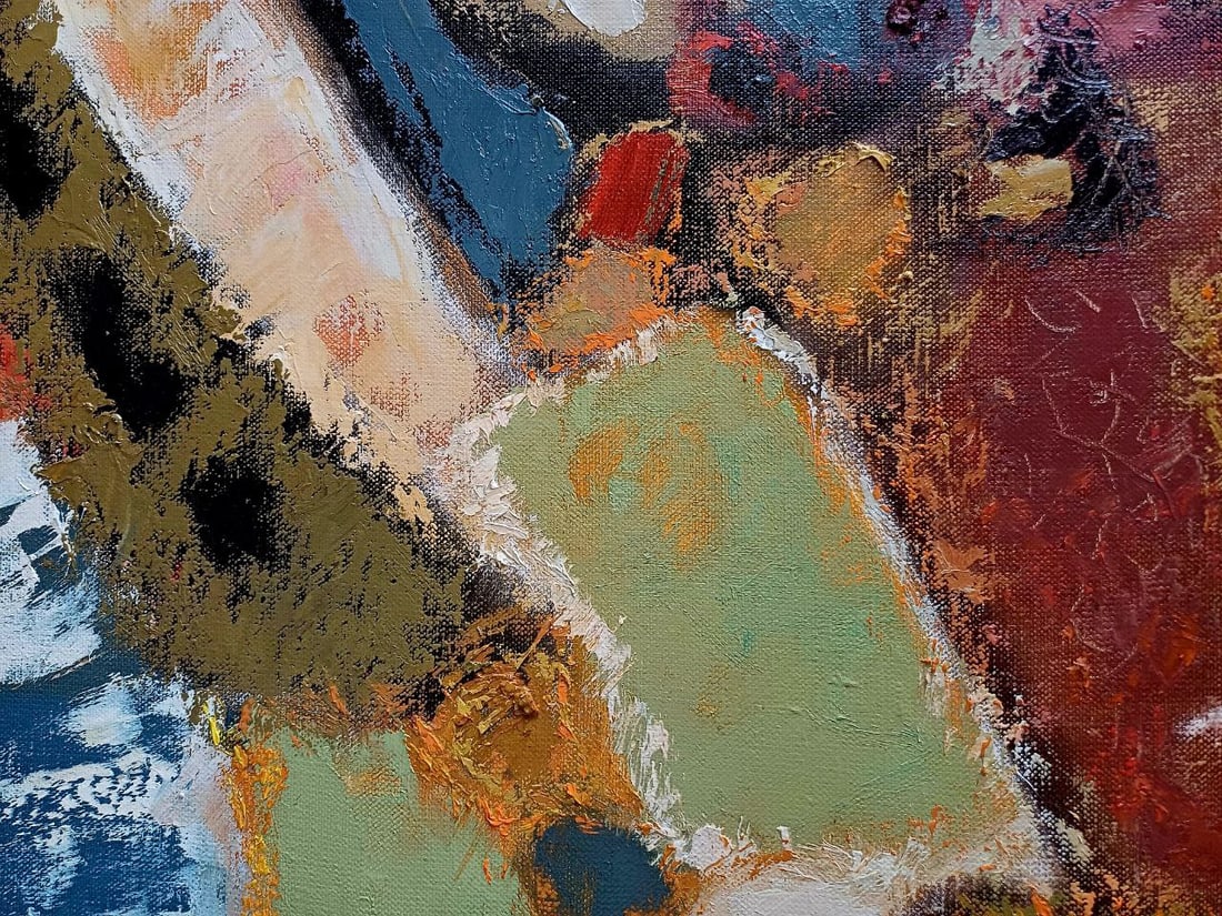 Abstract Oil painting Mention of Copenhagen Tetyana Shulyak - 5