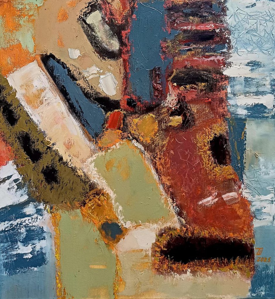 Abstract Oil painting Mention of Copenhagen Tetyana Shulyak - 8