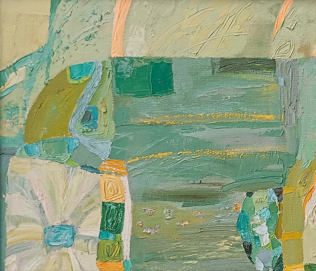 Oil painting Green harmony Tetyana Shulyak - 3