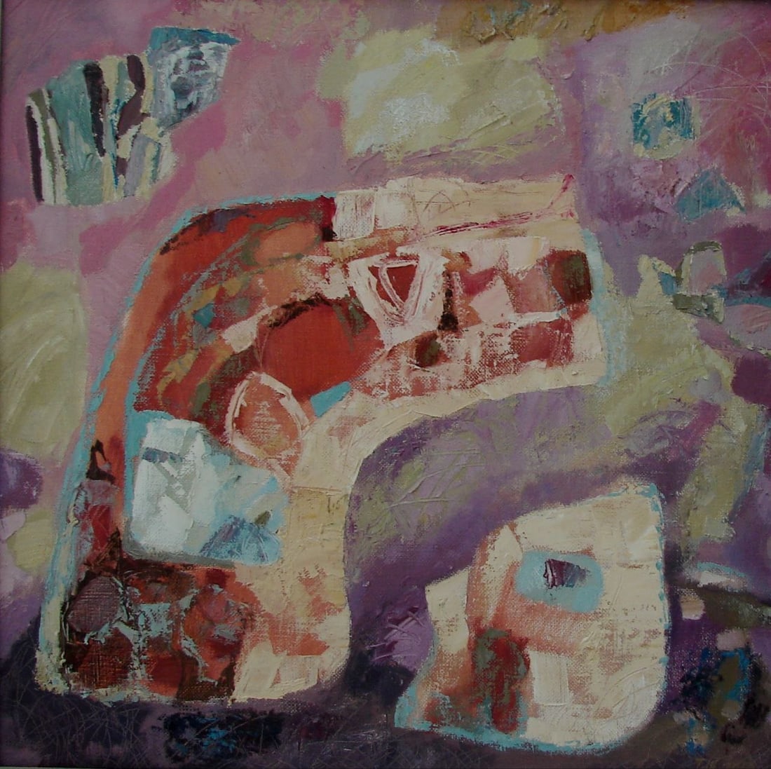 Oil painting Abstract Tetyana Shulyak: Title: Oil painting Abstract Tetyana Shulyak Description: 58Sl Painter: Tetyana Shulyak Size: 60x60 cm/23.62x23.62 inches Components: oil, canvas Original painting ERA: 2012 Short information: