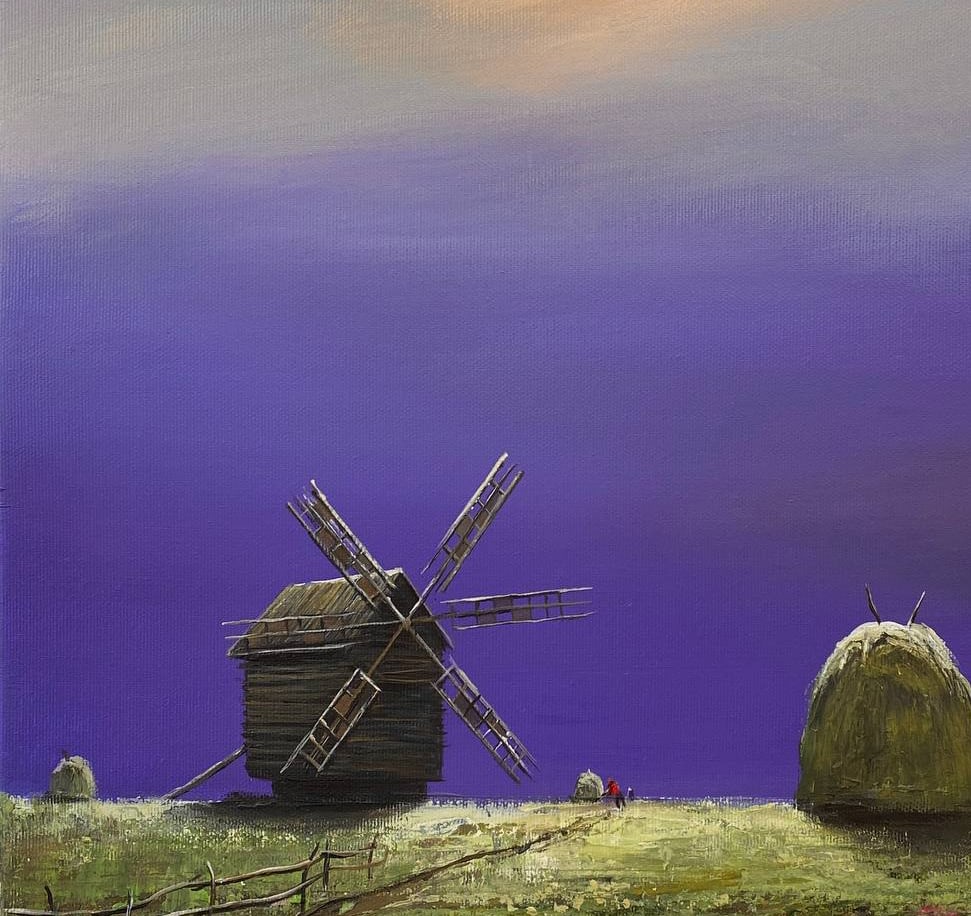 Acrylic painting Hay Igor Kutsenko - 6