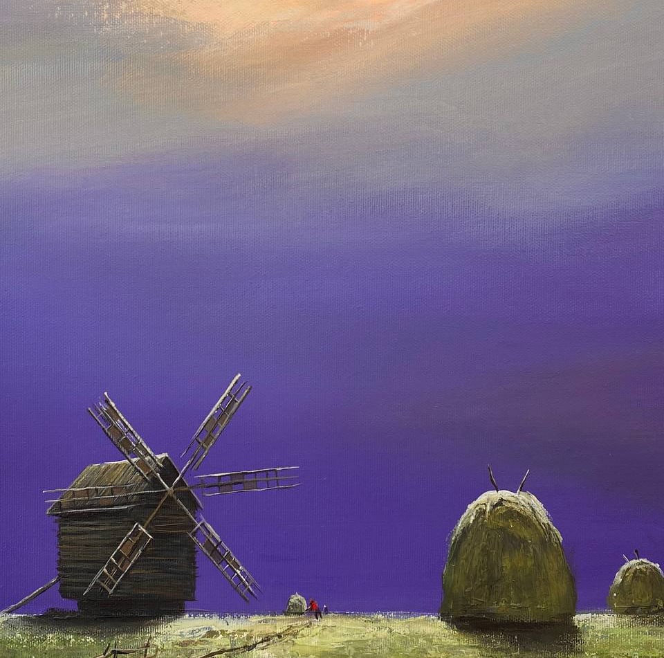 Acrylic painting Hay Igor Kutsenko - 9