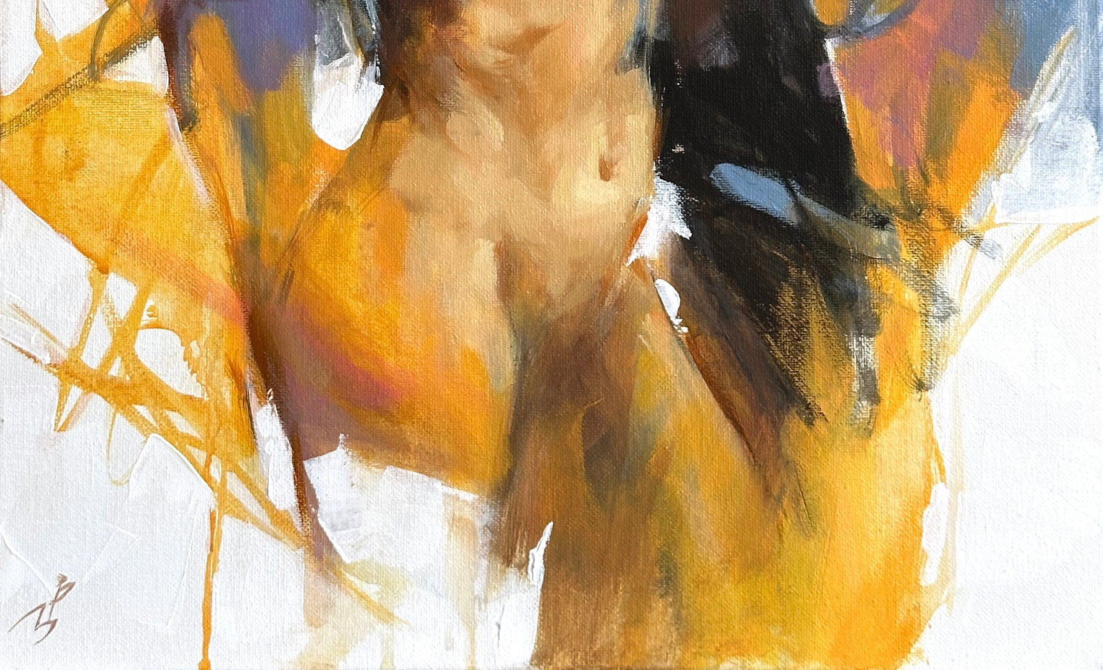 Oil portrait painting Figure Model Ivan T. - 8
