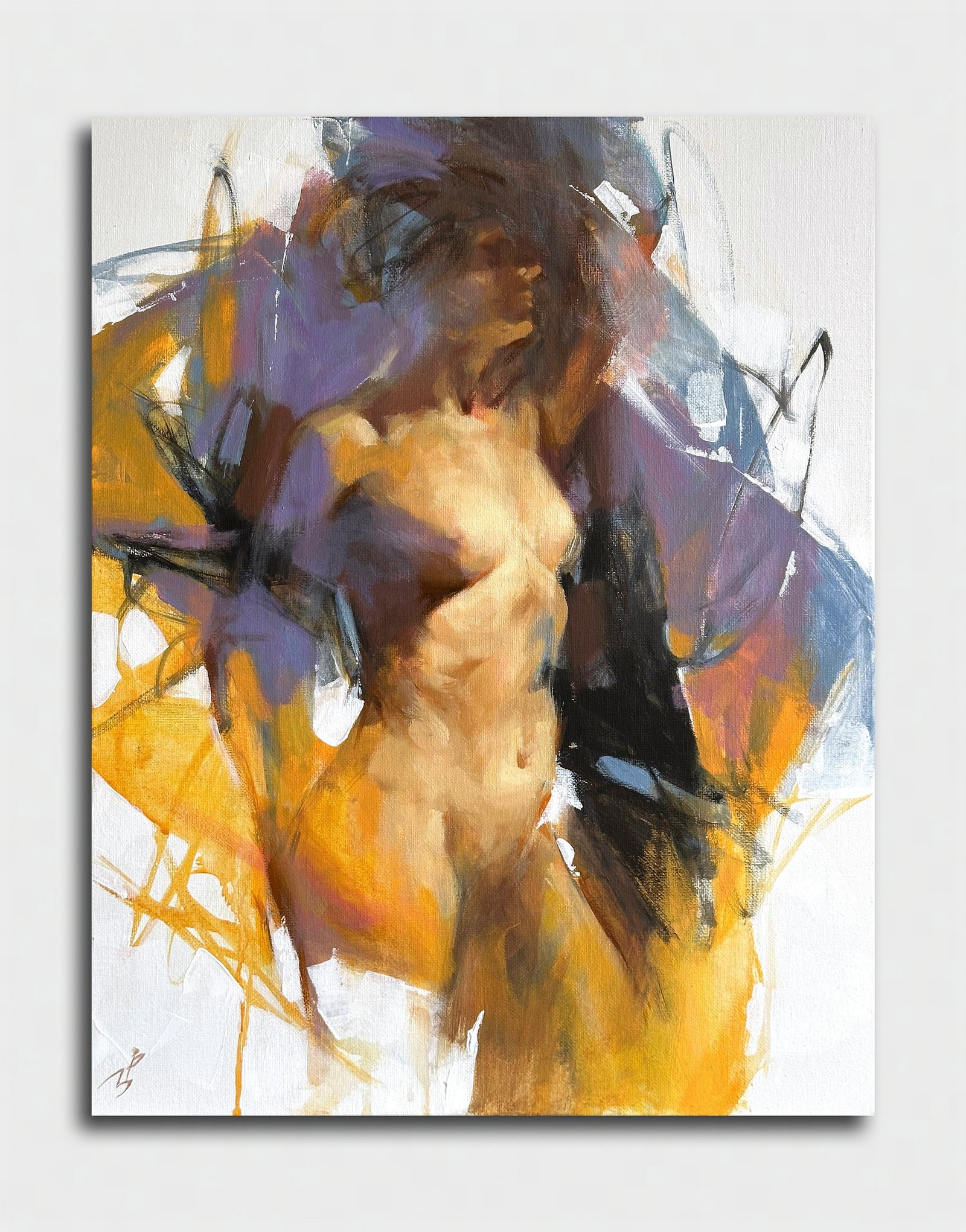Oil portrait painting Figure Model Ivan T. - 9