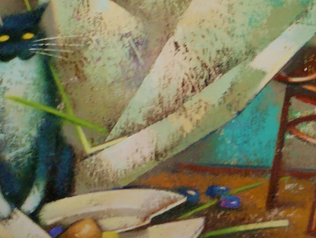 Oil painting white tablecloth Oksana Kyrylenko - 8