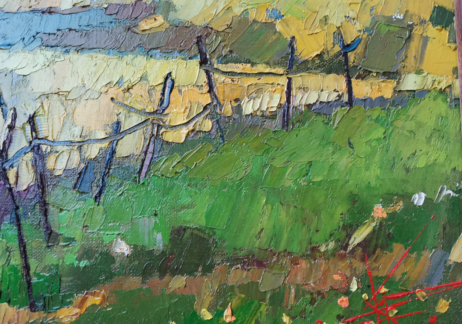 Oil painting Thunderstorm Oksana Kyrylenko - 3