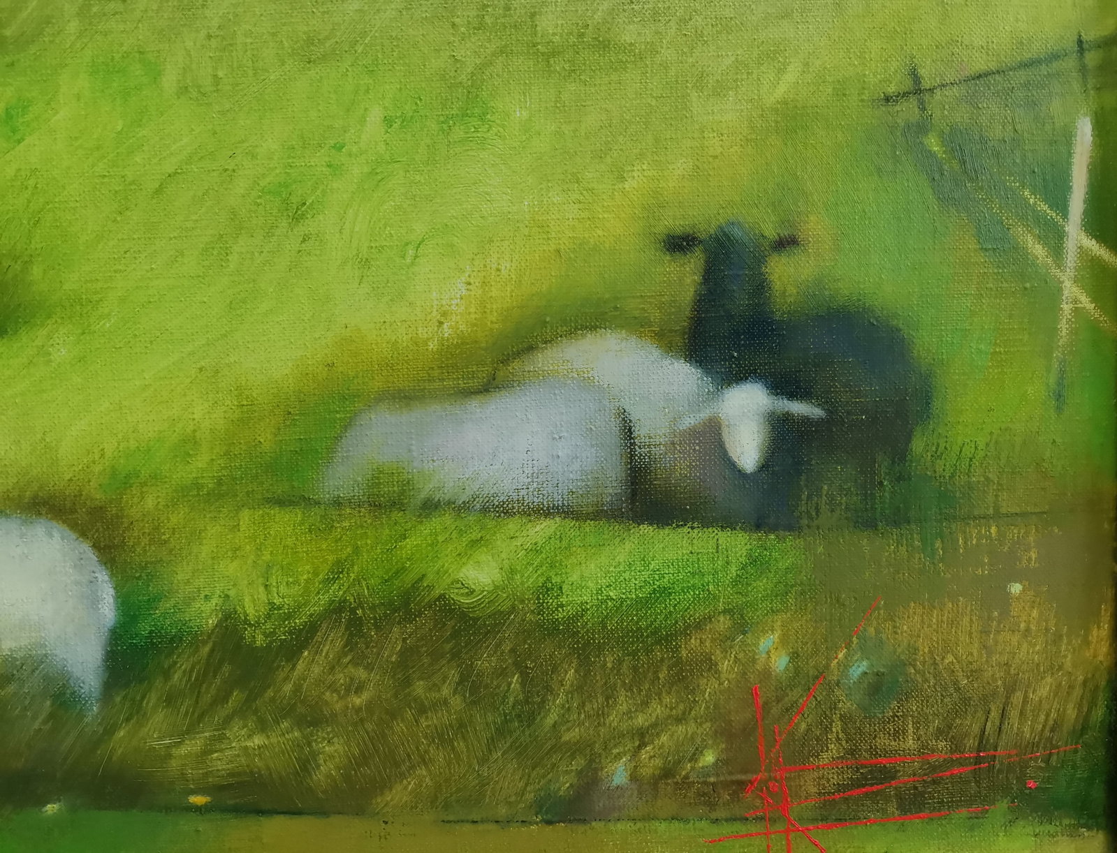 Abstract Oil painting Carpathian guard Oksana Kyrylenko - 3