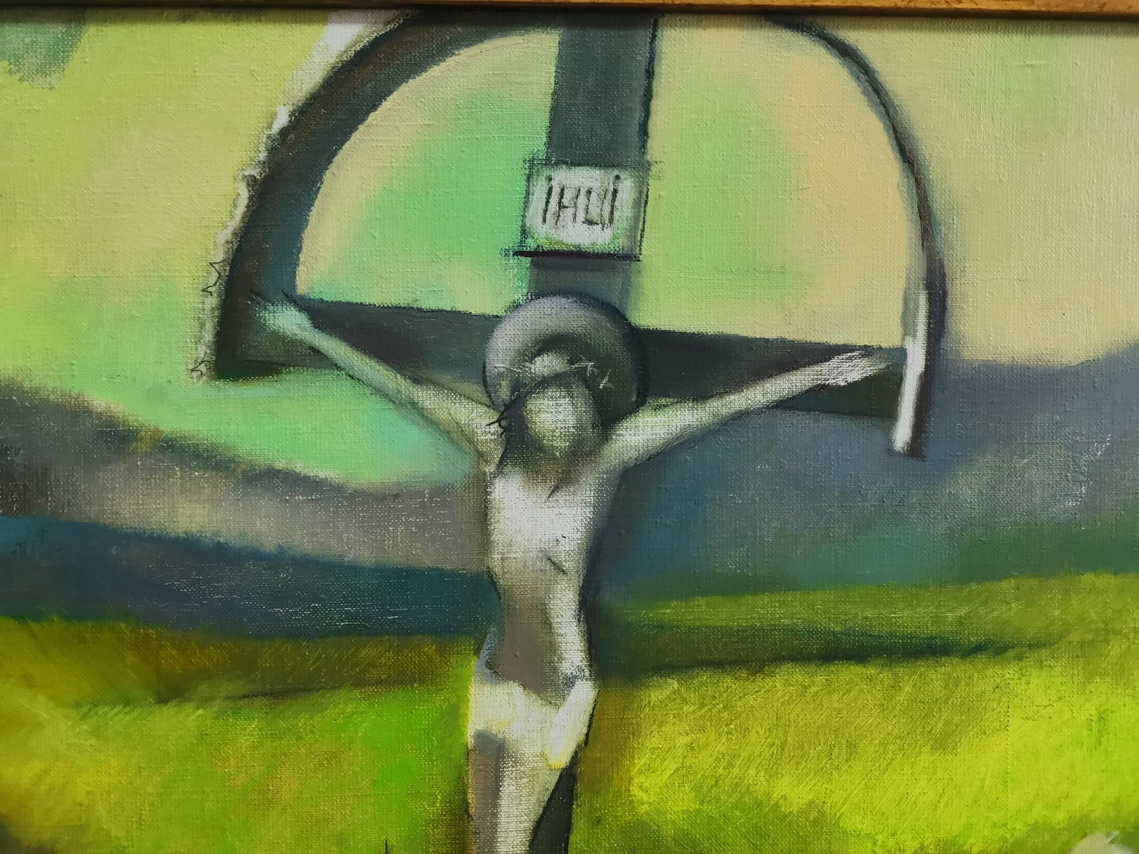 Abstract Oil painting Carpathian guard Oksana Kyrylenko - 6