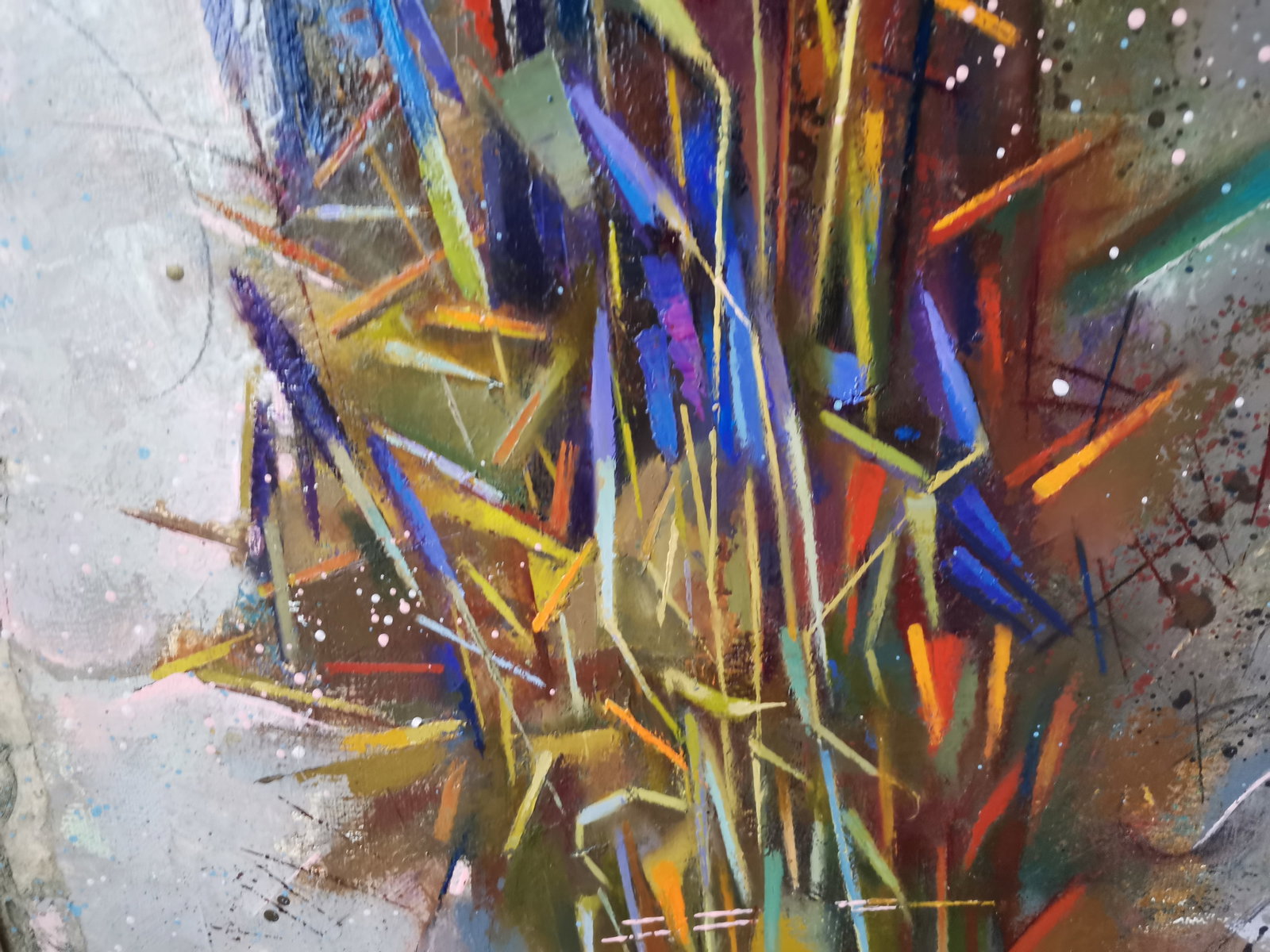 Abstract Oil painting Autumn mind Oksana Kyrylenko - 5