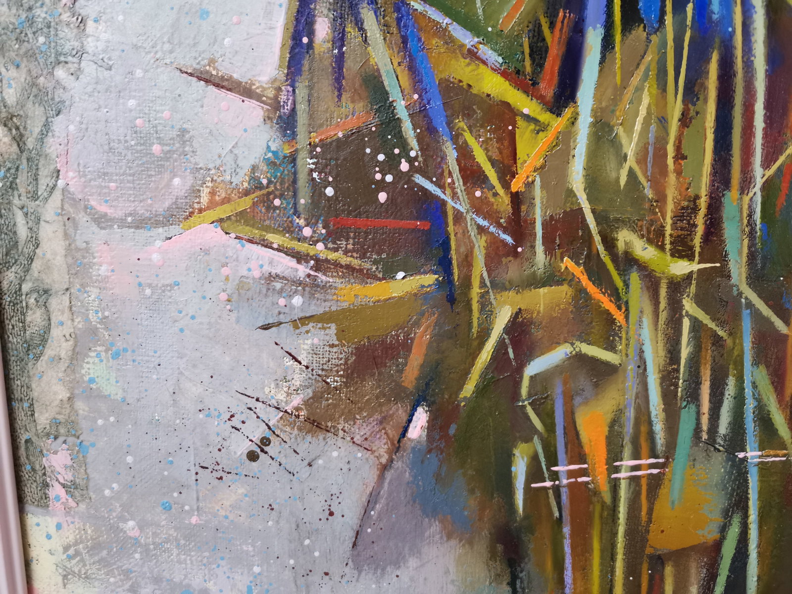 Abstract Oil painting Autumn mind Oksana Kyrylenko - 6