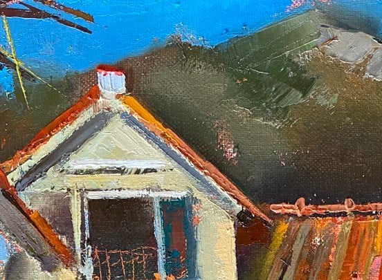 Abstract Oil painting Resort house Oksana Kyrylenko - 7