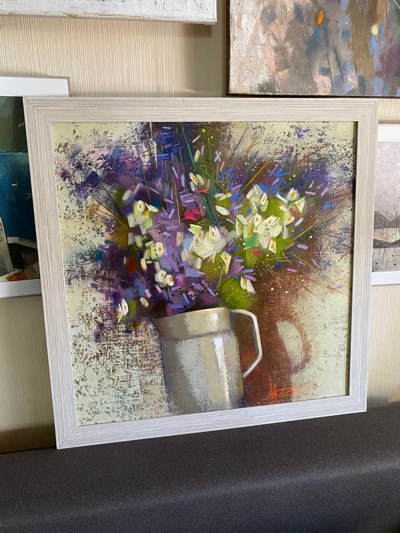 Abstract Oil painting Summer romance Oksana Kyrylenko - 9