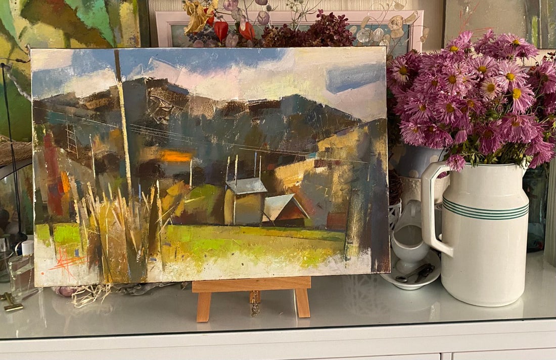 Abstract Oil painting The moment of autumn Oksana Kyrylenko - 3