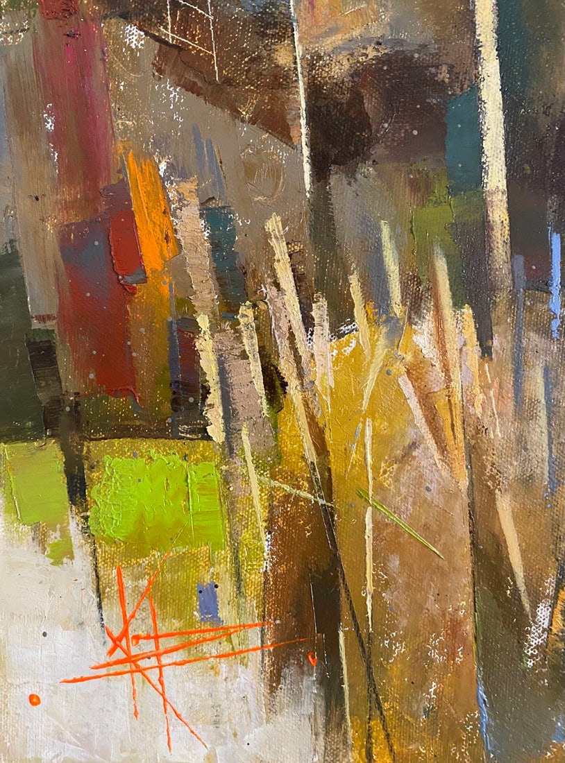 Abstract Oil painting The moment of autumn Oksana Kyrylenko - 5