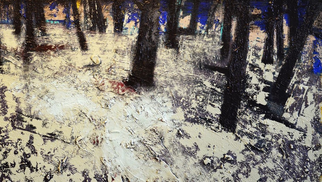 Oil painting Silver Forest Natalia Korf-Ivaniuk - 3