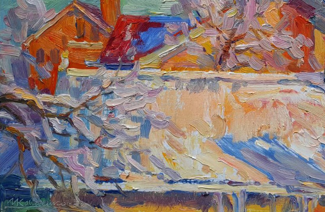 Oil painting Magic of winter Ivan Kovalenko - 4