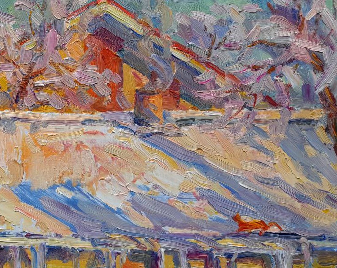 Oil painting Magic of winter Ivan Kovalenko - 5
