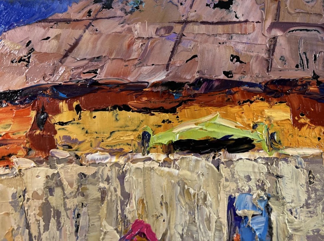 Oil painting Warm evening in grandma's house Alex Kalenyuk - 4