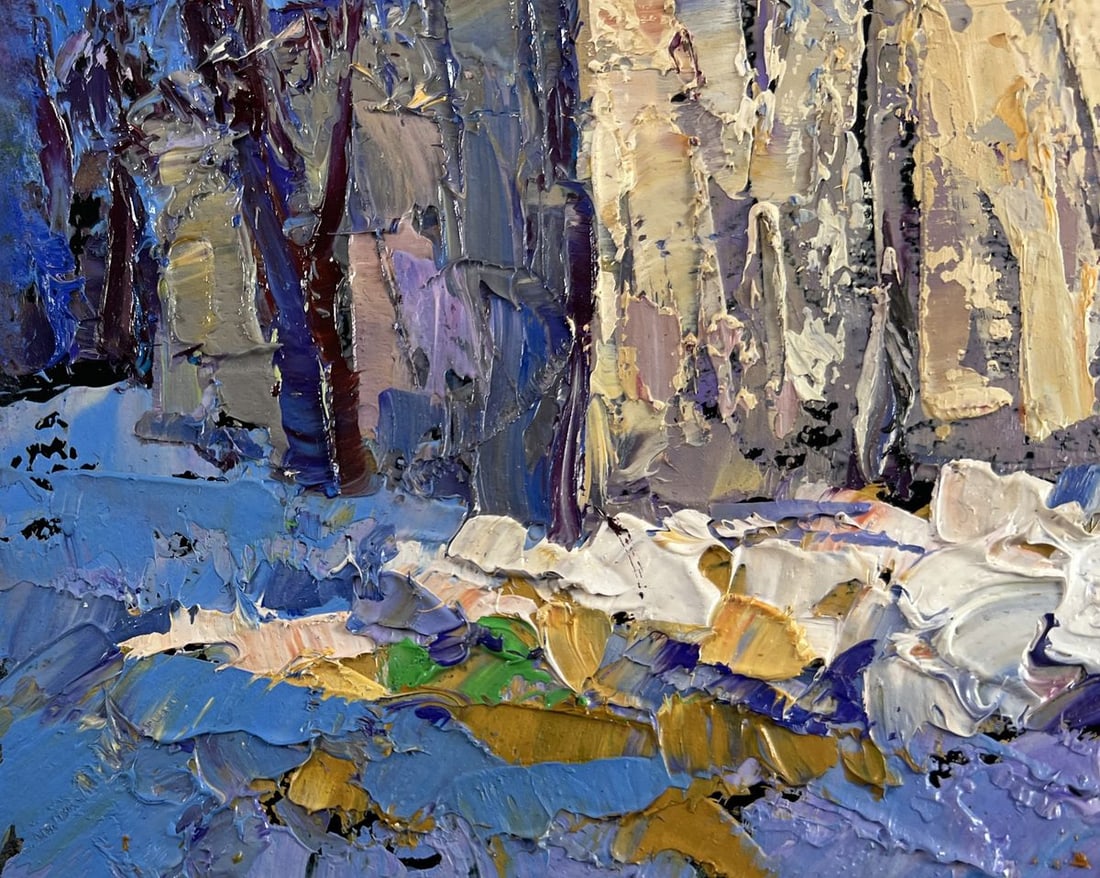Oil painting Warm evening in grandma's house Alex Kalenyuk - 6