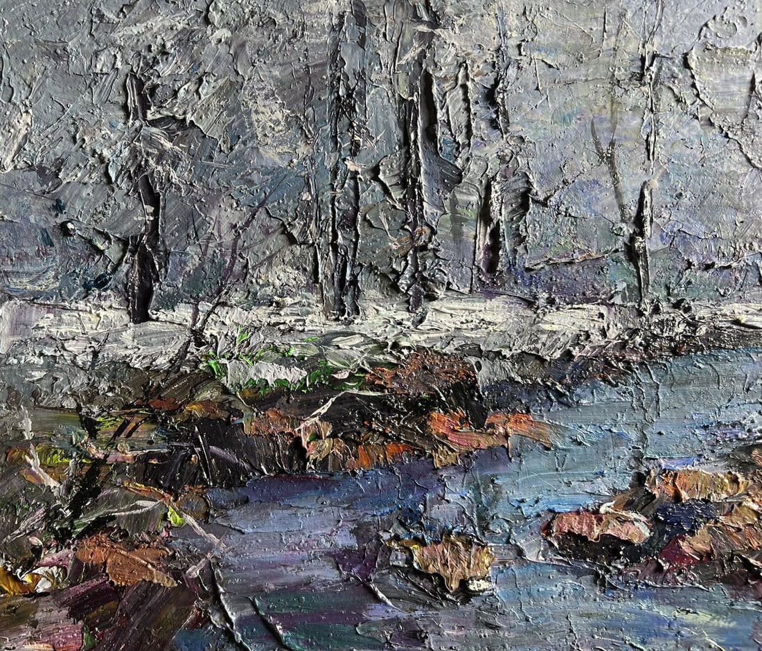 Oil painting Magical winter Boris Serdyuk - 4