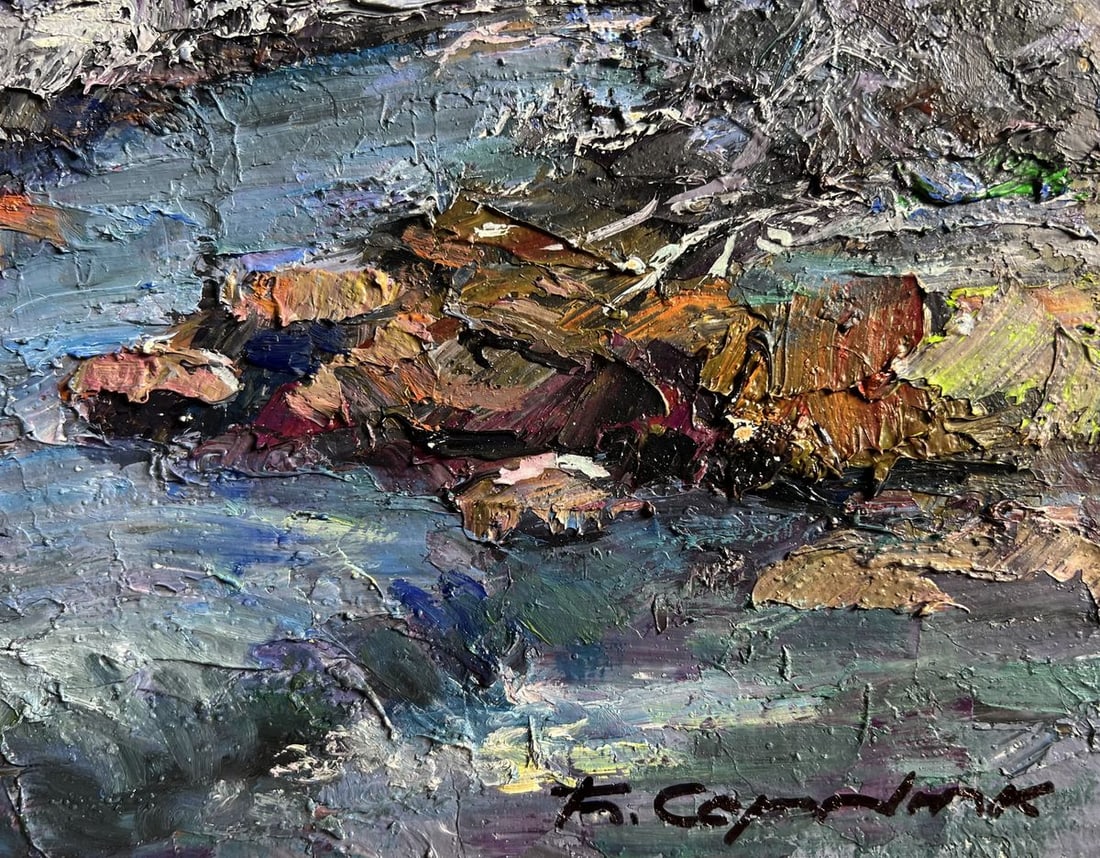 Oil painting Magical winter Boris Serdyuk - 9