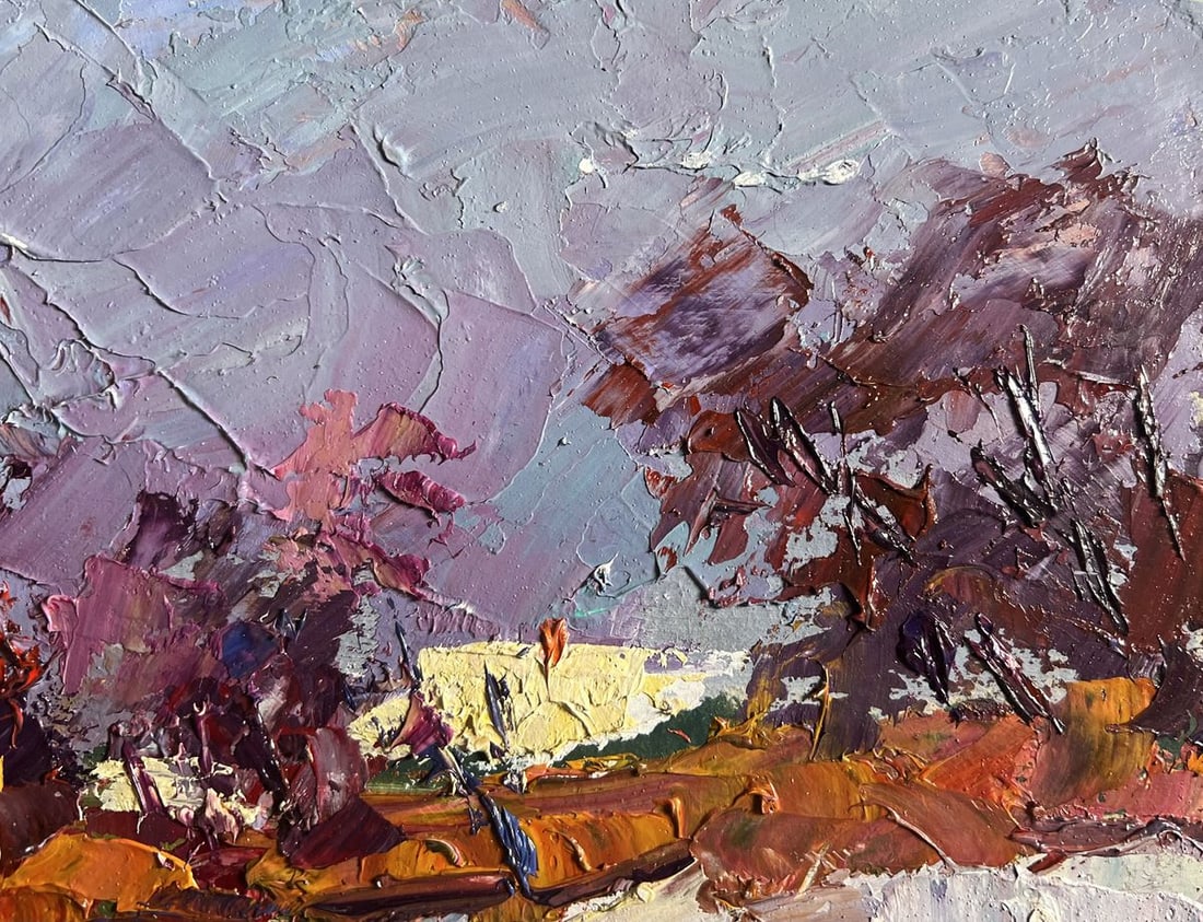 Oil painting Sunny day in winter Boris Serdyuk - 6