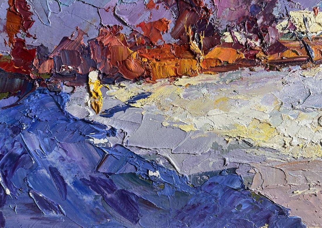 Oil painting Sunny day in winter Boris Serdyuk - 7