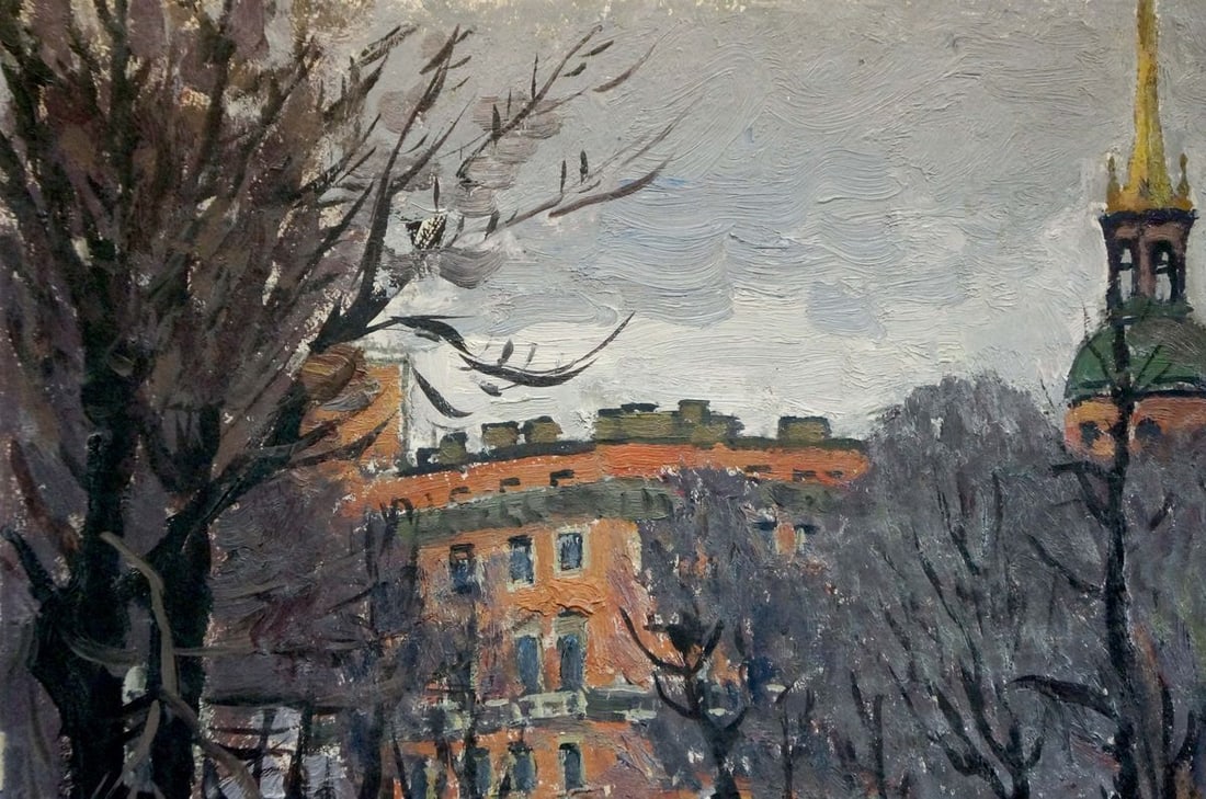 Oil painting Spring Leningrad Karpov Yuri Fedorovich - 3