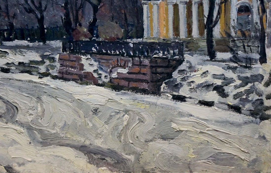 Oil painting Spring Leningrad Karpov Yuri Fedorovich - 5