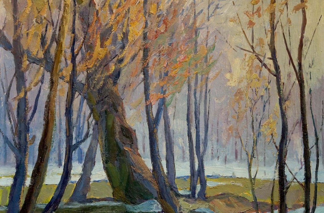 Oil painting Natural landscape Zhabinsky Leonid Andreevich - 4