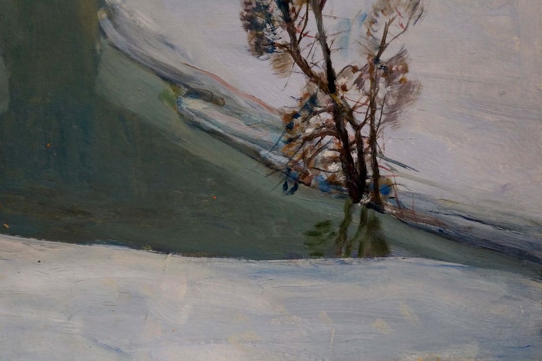 Oil painting Winter morning Karmaz Nikolay Afanasevich - 5