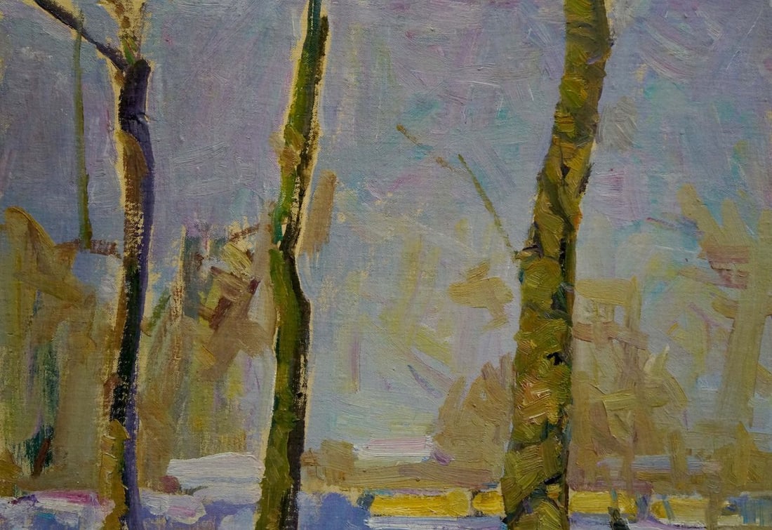 Oil painting Winter park Nagulyak Petr Ivanovich - 4