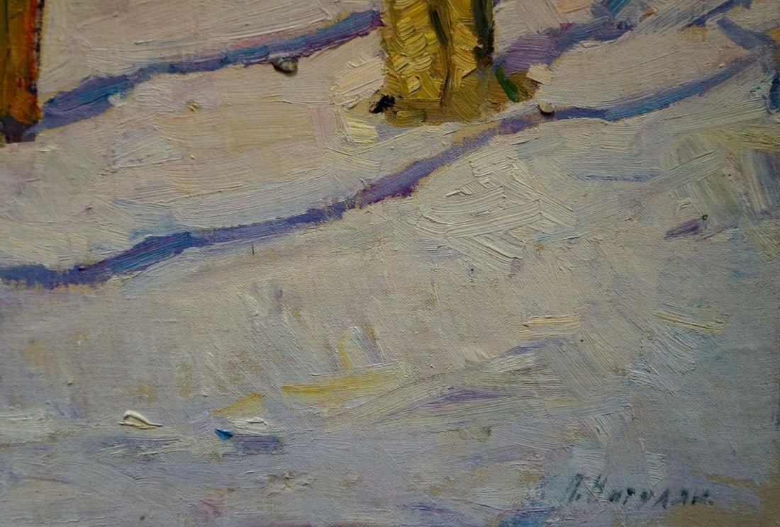 Oil painting Winter park Nagulyak Petr Ivanovich - 5