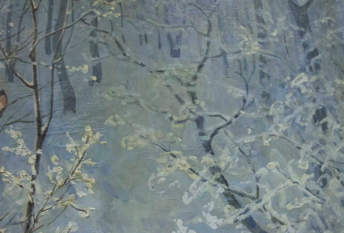 Oil painting Winter landscape Sevets Victor Stepanovich - 3