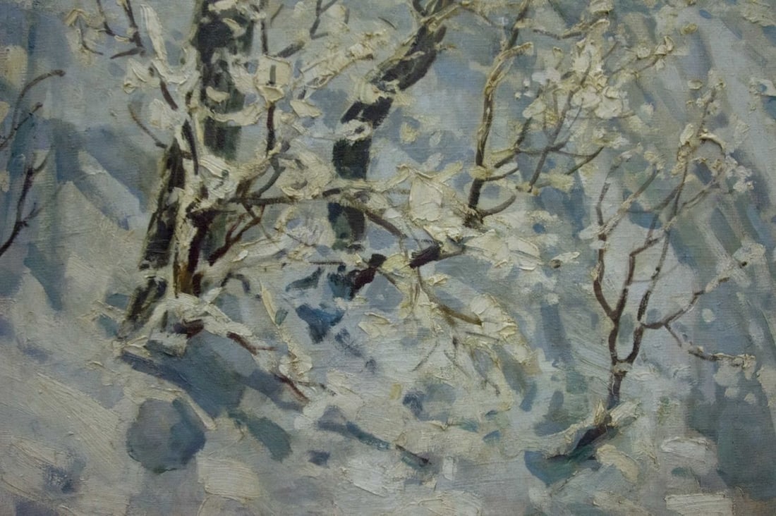 Oil painting Winter landscape Sevets Victor Stepanovich - 6