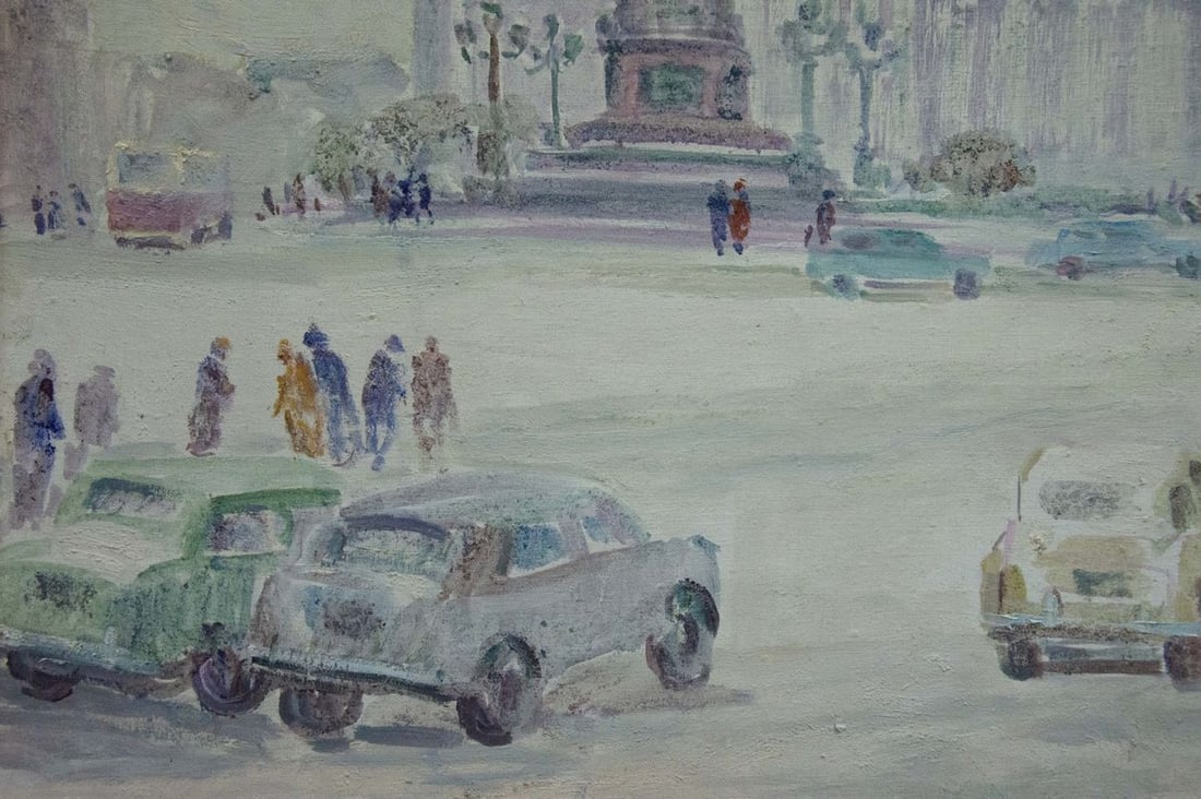 Oil painting City center Basov Yakov Alexandrovich - 4