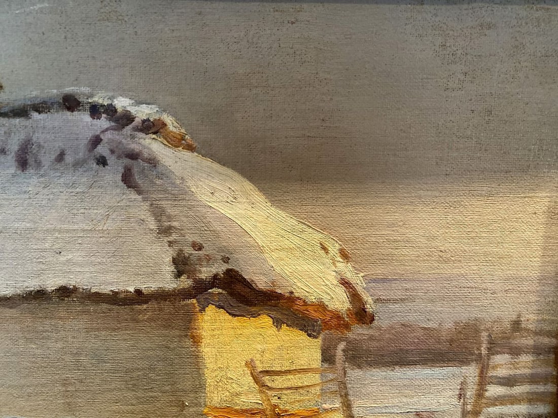 Oil painting By the evening Eugeniusz Wrzeszcz - 3