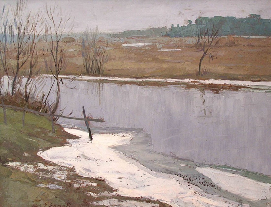 Oil painting Frost Egorov Boris Kuzmich (1 of 11)