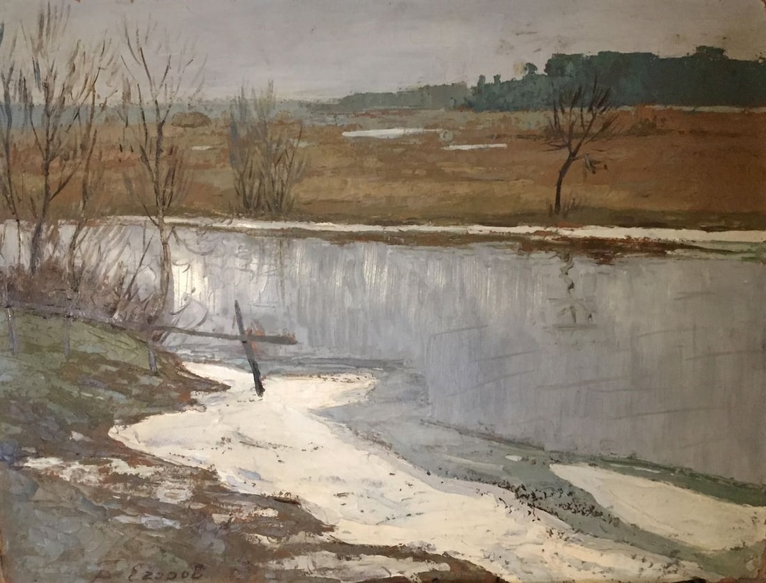 Oil painting Frost Egorov Boris Kuzmich - 2