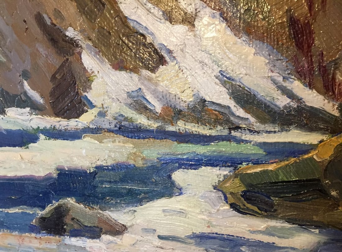 Oil painting Snow plain Kharchenko Vladimir Ivanovich - 3