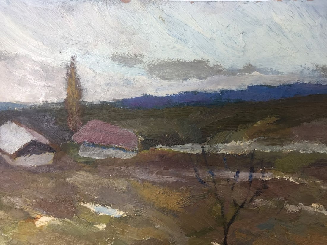 Oil painting Music of autumn - 4