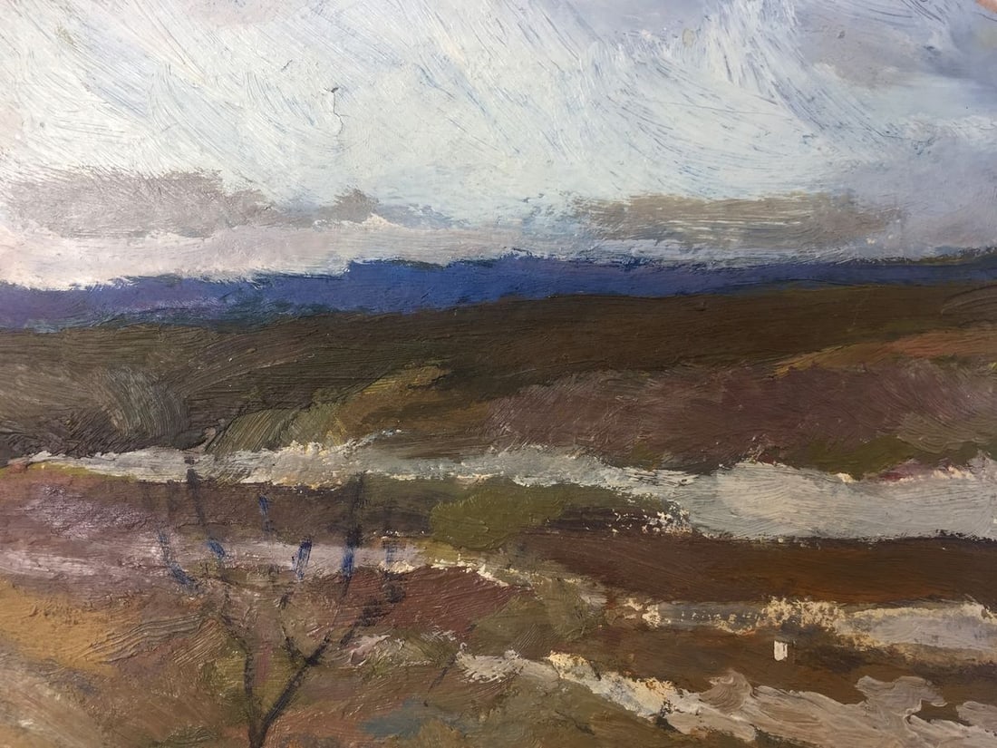 Oil painting Music of autumn - 6