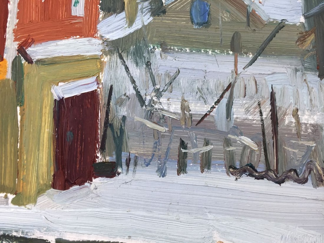 Oil painting Artist's workshop Sergei Alekseevich Grigoriev - 5