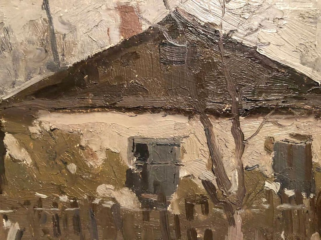 Oil painting Rural landscape - 3