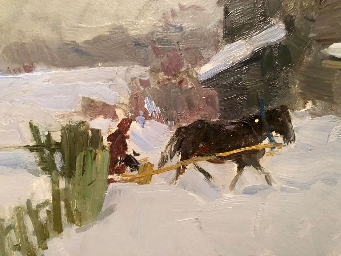 Oil painting Gray day Efimenko Victor Romanovich - 4
