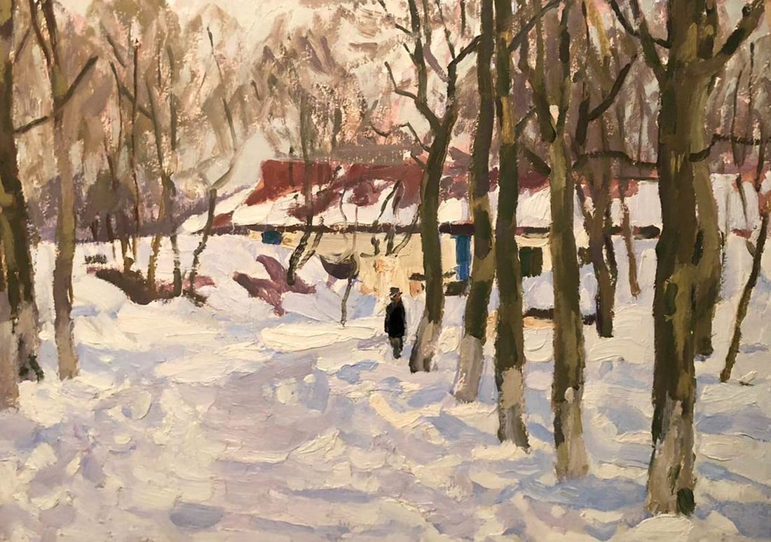 Oil painting In the park Bortnikov Nikolay Fedorovich (1 of 7)