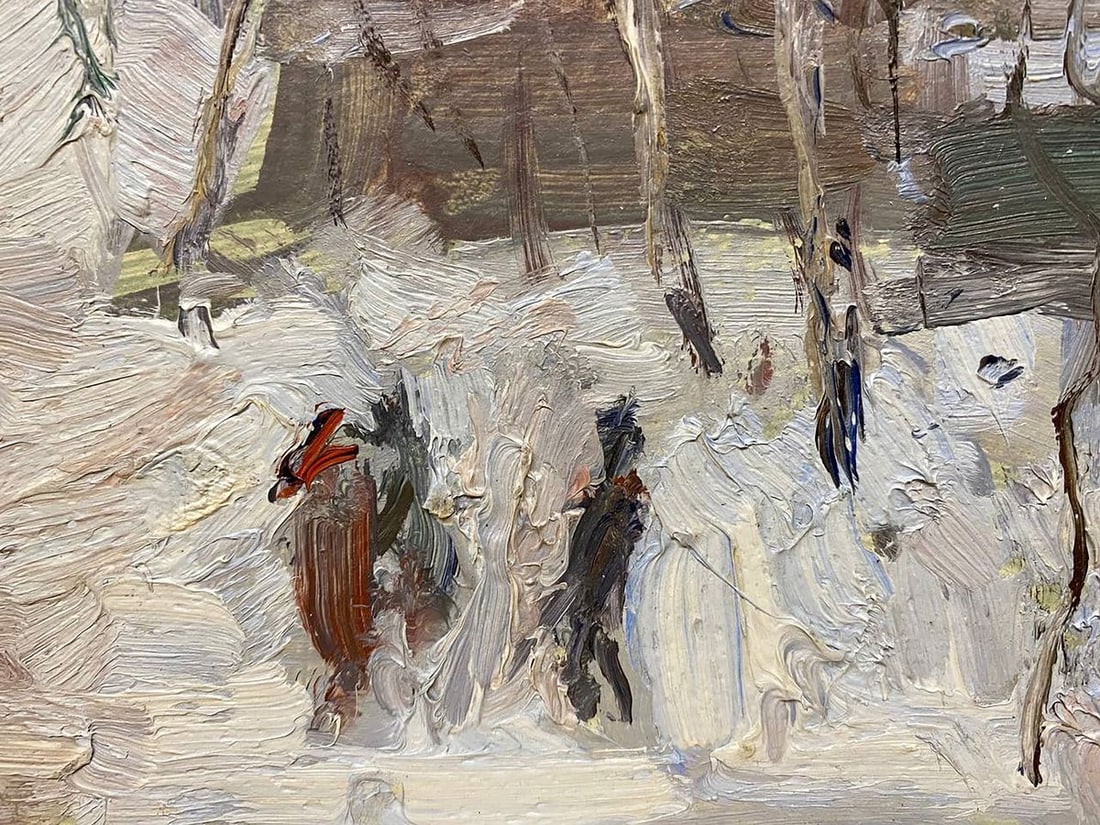 Oil painting Winter Petrashevsky Stanislav Vasilievich - 2