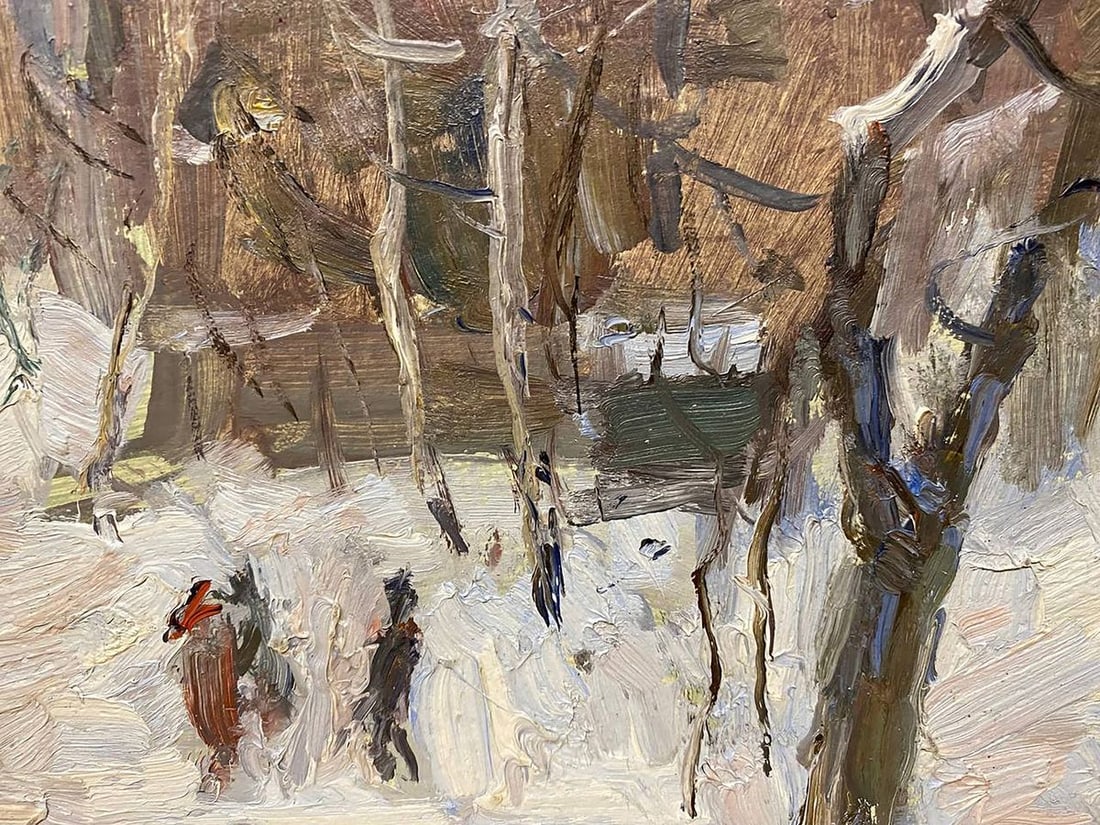 Oil painting Winter Petrashevsky Stanislav Vasilievich - 4