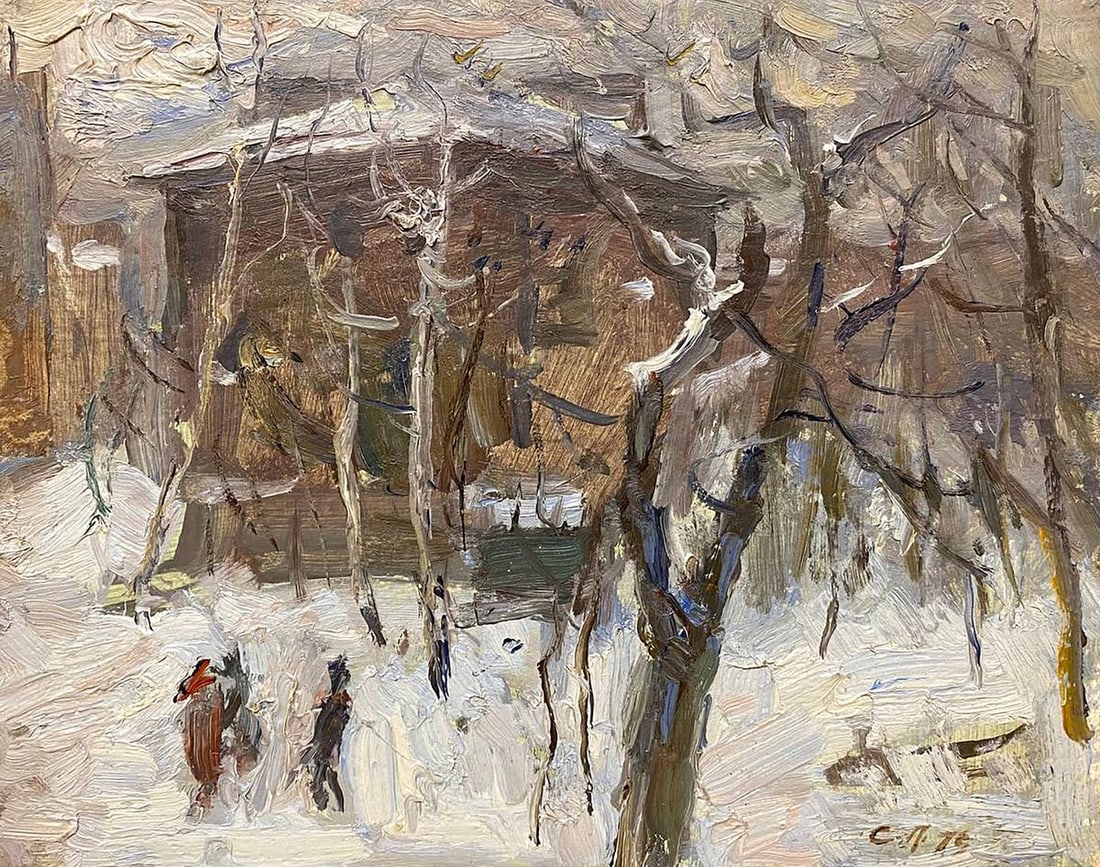Oil painting Winter Petrashevsky Stanislav Vasilievich - 5